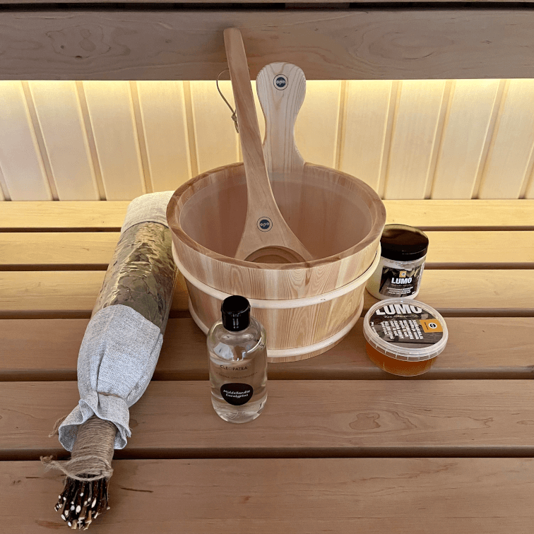 Sauna Set Cleopatra Hout (6 delen)