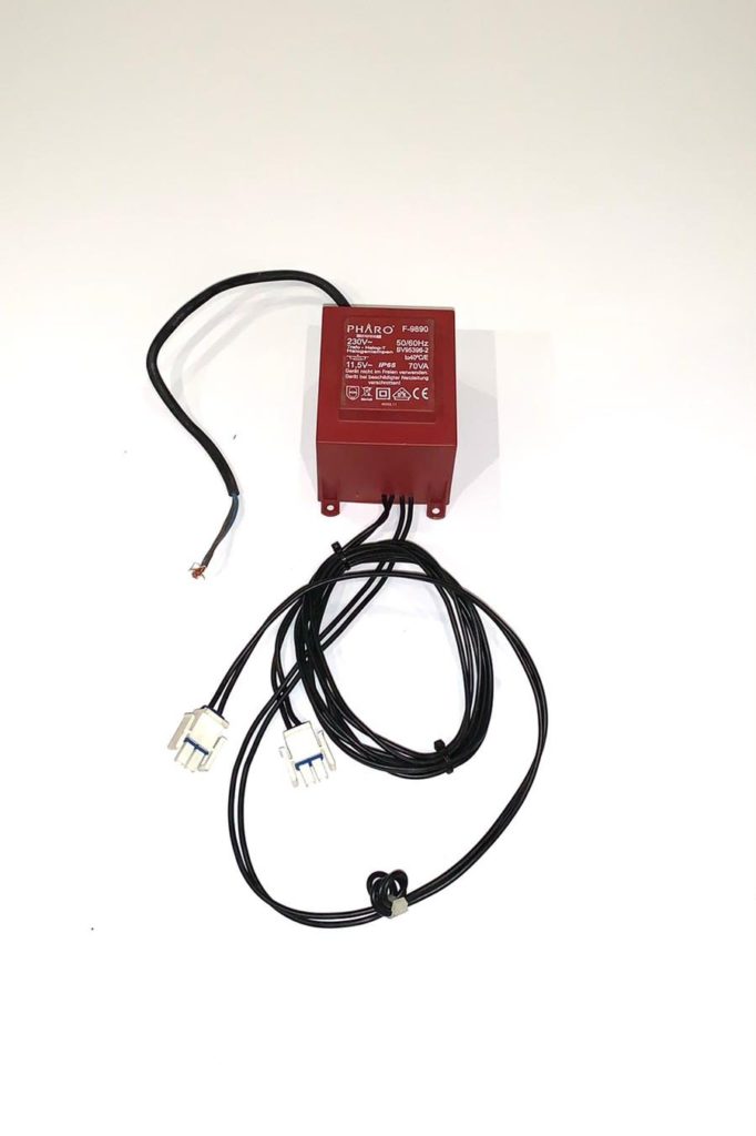 Trafo 230V / 12V -70VA MNL-stekker