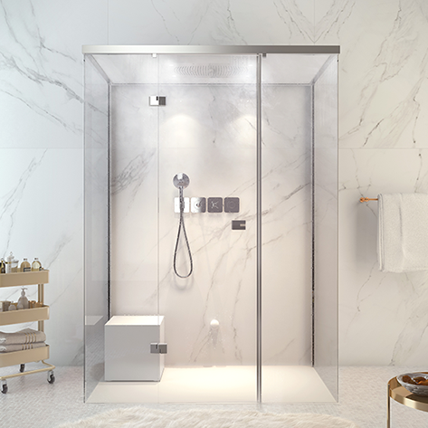 U-Shape Glass Cabine